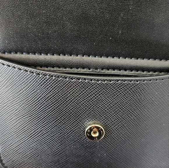 Kate Spade New York Black Saffiano Leather Schuyler Mini Backpack - Picture 7 of 10